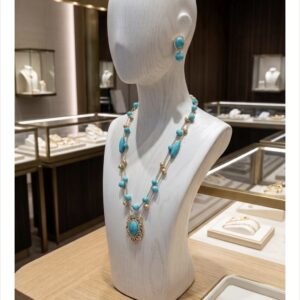 Reke Double Layer Necklace Set