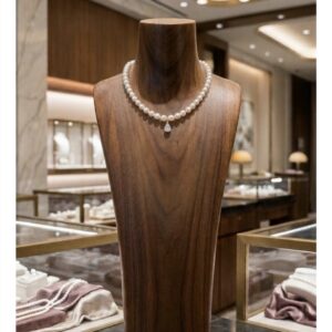 Kiara Pearl And Moissanite Necklace