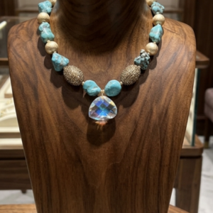 Skye Iris Turquoise Necklace