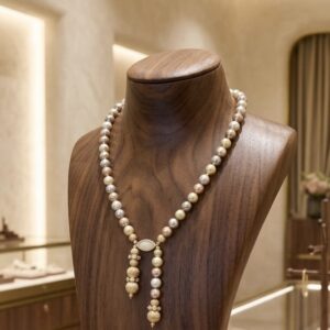 Zeya Candy Pearl Necklace &Earrings